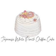 [9月/自取] Japanese White Peach Chiffon Cake (serves 4-5 people)